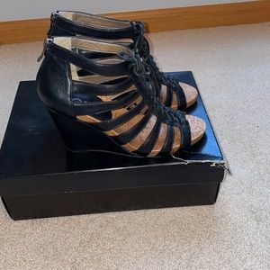 BCBG wedge shoes